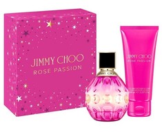 Jimmy Choo Rose Passion Giftset rinkinys moterims (EDP, 60 ml + kūno losjonas, 100 ml)