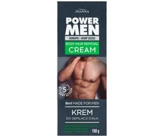 Joanna Power Men kūno plaukų šalinimas kreminis, 150 g
