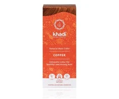 Augaliniai auksinės vario spalvos plaukų dažai Copper, Khadi Naturprodukte, 100g