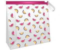 KillyS Fruit Print skaidrūs kosmetikos maišeliai