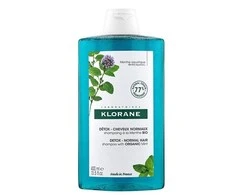 "Klorane Aquatique Mint Detox" šampūnas 400ml