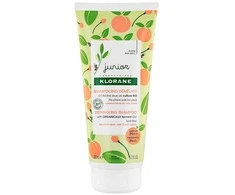 Klorane Junior Detangling Šampūnas Peach plaukų iššukavimą lengvinantis šampūnas vaikams, 200 ml