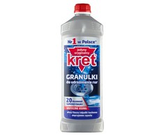 Kanalizacijos vamzdžių valymo priemonė KRET, granulės, 800g