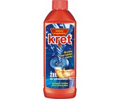 Kanalizacijos vamzdžių valymo priemonė KRET, gelis, 500ml