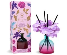 La Casa de los Aromas Flower Bouquet Amber &amp; Ginger Lily kvapiosios lazdelės 170ml
