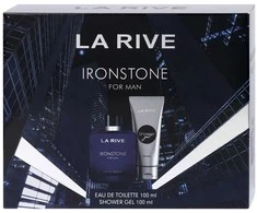 LA RIVE rinkinys vyrams IRONSTONE (tualetinis vanduo 100 ml+dušo želė 100 ml)
