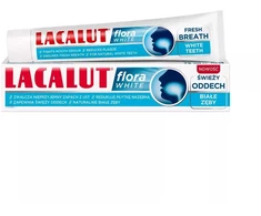 Lacalut LACALUT PASTA FLORA Baltas na halitozę