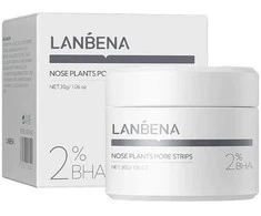 Purenskin LANBENA_Nose Plants 2.0 nosies valymo juostelės su 2% BHA, 30 g