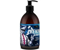 LaQ 8 viename „Business Shark Premium“ dušo želė vyrams, 500 ml
