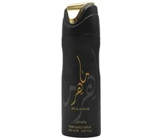 Lattafa Maahir Perfumed Purškiklis parfumuotas dezodorantas, 200 ml