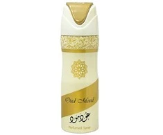 Lattafa Oud Mood Perfumed Purškiklis parfumuotas dezodorantas, 200 ml