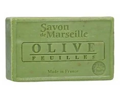 Natūralus muilas su alyvuogių lapais Olive Leaves, Savon de Marseille, 100g