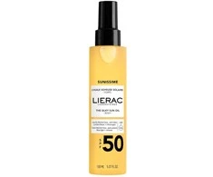 Lierac Paris Lierac Sunissime The Silky Sun Oil SPF 50 apsauginis ir įdegį stiprinantis aliejus kūnui, 150 ml
