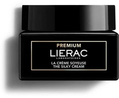 Lierac Premium Silky Anti-Ageing Kreminis šilko konsistencijos senėjimą lėtinančio poveikio veido kremas, 50 ml