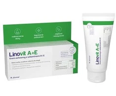 Ziołolek Linovit A+E apsauginis kremas su vitaminais A ir E, 50 g