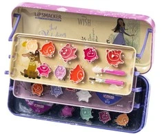 Lip Smacker Lūpų Smacker Disney Wish Triple Layer Beauty Tin makiažo paletė