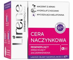 Lirene Capillary Skin regeneruojantis kremas raminantis raudonį nakčiai 50ml