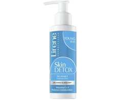 Lirene Skin Detox prausiamasis gelis, susiaurinantis poras, 145 ml