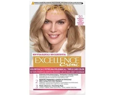 L'Oreal Paris Excellence Creme 9.1 labai šviesus pelenų blondinas