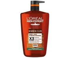 L'Oreal „Men Expert Barber Club“ 3in1 kūno, plaukų ir barzdos prausimosi gelis, 1000 ml
