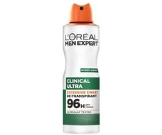 L'Oreal „Men Expert Clinical Ultra 96H“ antiperspiranto purškiklis, 150 ml