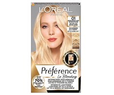 L'Oreal Paris Preference Le Blonding 01 Labai labai šviesi natūrali blondinė