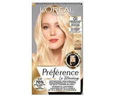 L'Oreal Paris Preference Le Blonding 01 Labai labai šviesi natūrali blondinė