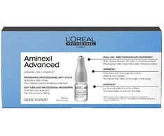 L'oreal Professionnel Aminexil Advanced ampulės, praturtintos dermatologinėmis veikliosiomis medžiagomis plaukams, 10 x 6 ml