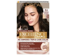 L'Oreal Universal Nudes Excellence Creme pielęgnacyjny krem koloryzujący 3U Uniwersalny Ciemny Brąz