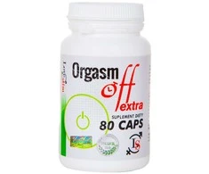 Love Stim Orgasm Off Extra maisto papildas ejakuliacijai atitolinti 80 kapsulių