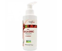 Love Stim Orgasmic Touch Braškių skonio intymus aliejus 150ml