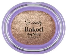 Lovely Baked Stay Shiny Highlighter wypiekany rozświetlacz do twarzy 03