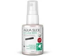 Lovely Lovers Aqua Slide Oil Lube vandens pagrindo intymus aliejus su alavijais 50ml