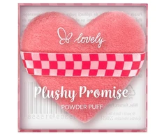 Lovely Plushy Promise puszek do pudru w kształcie serca