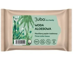 Luba Eco Family šlapias tualetinis popierius su Aloe Vanduo 50 vnt.