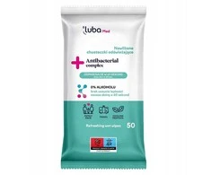 Luba Gaivinančios drėgnos servetėlės „Med Antibacterial Complex“ su antibakteriniu kompleksu, 50 vnt.