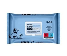 Luba mano geriausias draugas DOG drėgnos servetėlės odos ir kailio valymui ir apsaugai 60 vnt