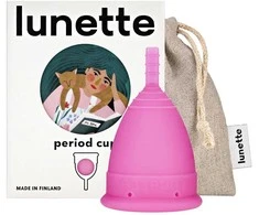 Lunette Menstruacinė taurelė, rožinė, 2 dydis