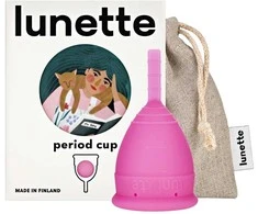 Lunette Menstruacinė taurelė, rožinė, 1 dydis