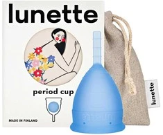 Lunette Menstruacinė taurelė, mėlyna, 2 dydis