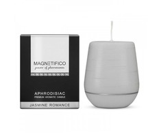 Magnetifico Power Of Pheromones Afrodiziako kvapo žvakė "Jasmine Romance" (Afrodiziako žvakė) 200 g