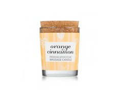 Oranžinis Magnetifico Candle Massage Oil 70ml with Pheromones - Oranžinis &amp; Cinnamon Aroma
