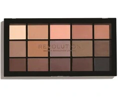 „Makeup Revolution Reloaded Palette“ akių šešėlių paletė, matiniai atspalviai, 15 vnt.