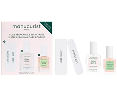 Realac „Manucurist“ 3 žingsnių atkuriamoji priežiūros rutina – tai visapusiškas pažeistų ir nusilpusių nagų priežiūros paketas.
