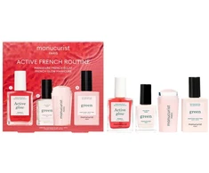 ANNY MANUCURIST_ SET Active French Manicure Active™ Glow Raspberry 15ml + Nagų lakas 8ml + Mani Stamper + Sunshine Top Coat 15ml