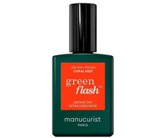 Manucurist Žalias blyksnis nagų lakas „Coral Reef“, 15 ml