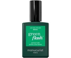Manucurist Žaliasis blyksnis nagų lakas Brazilija 15ml