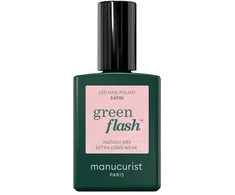 Manucurist Žalias Flash Nagų lakas lakier do paznokci Satin 15ml