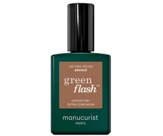 Manucurist Žalias Flash Nagų lakas lakier do paznokci Bronze 15ml