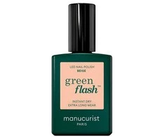 Manucurist Žalias Flash Nagų lakas lakier do paznokci rusvai gelsvas 15ml